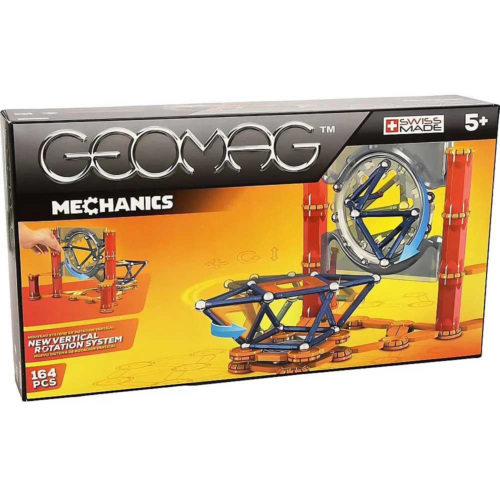 Geomag Mechanics Kids Mechanics - 164 Teile | Magnet-Bausteine