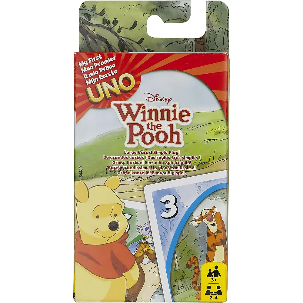 Mattel Games UNO Junior Winnie Pooh