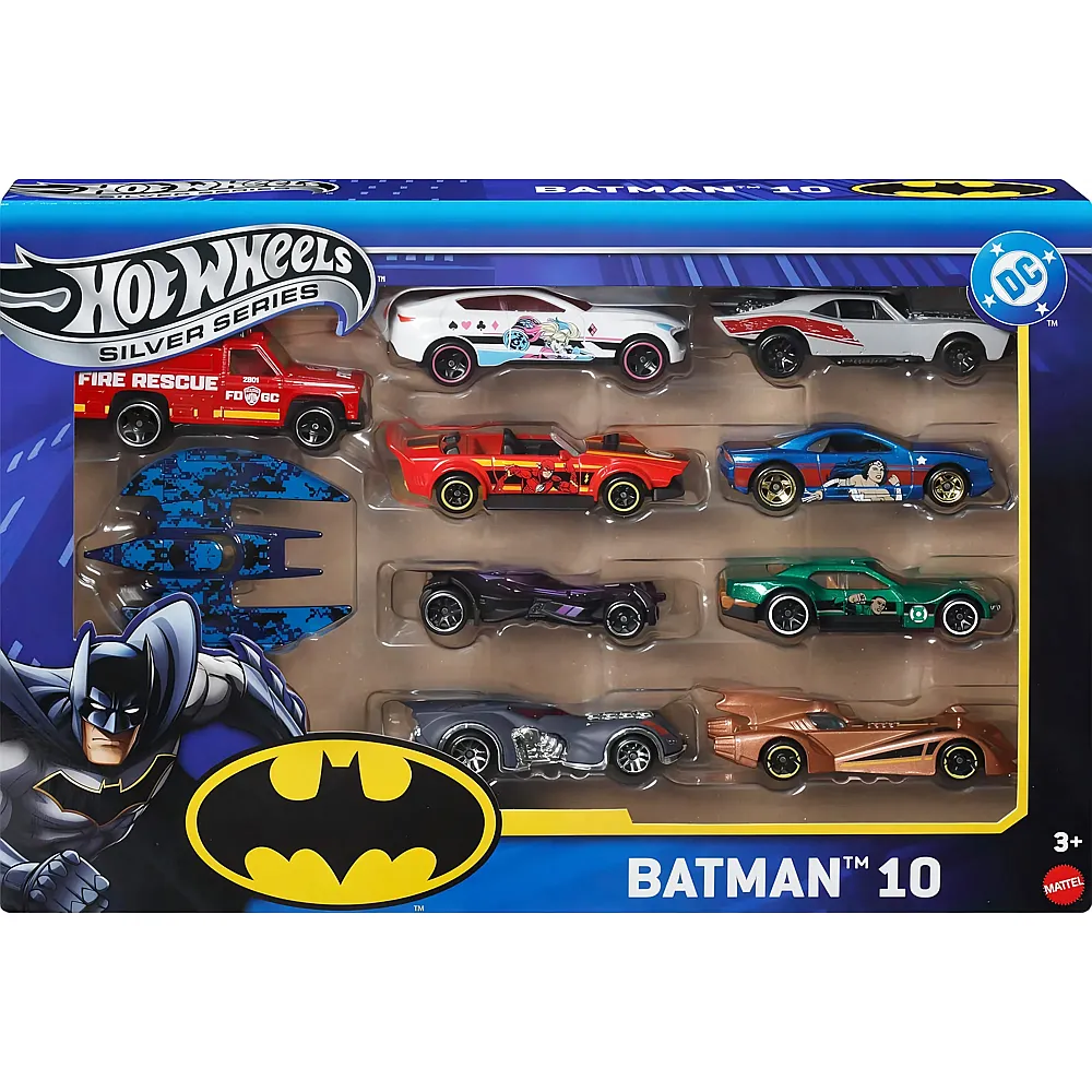 Hot Wheels Batman 10er-Pack - 1:64