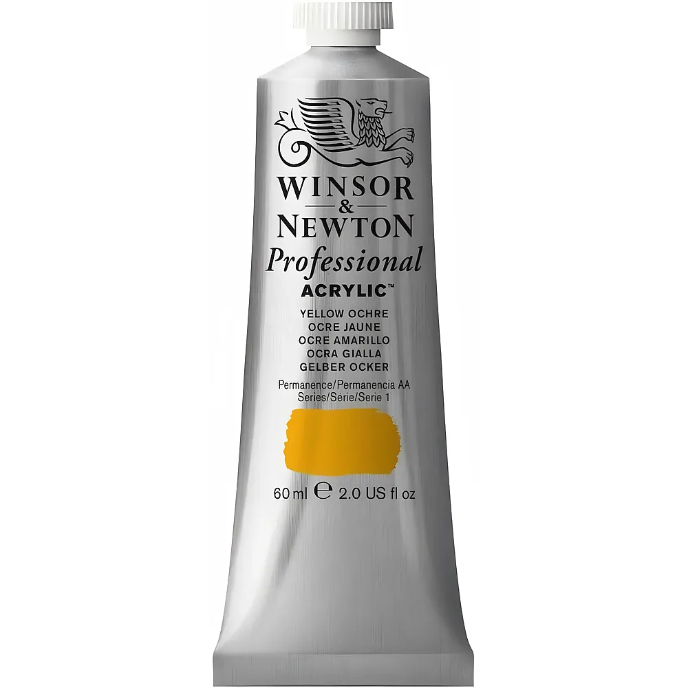 Winsor & Newton Professional Acrylic Acrylfarbe Gelber Ocker - 60 ml