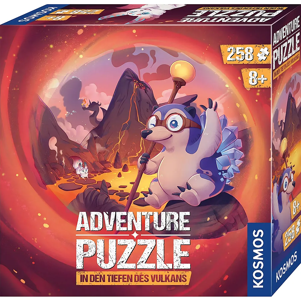 Kosmos Puzzle In den Tiefen des Vulkans - 258 Teile