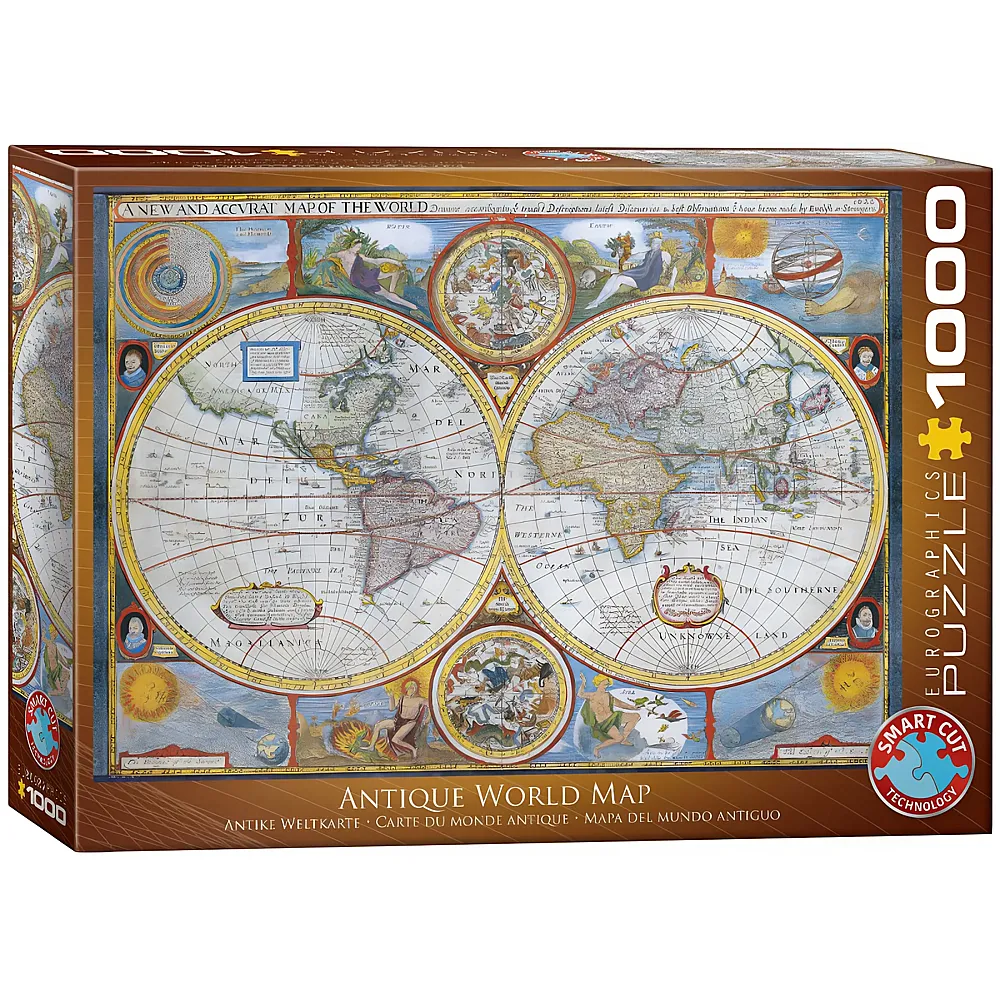 Eurographics Puzzle Map of the ancient world 1000Teile
