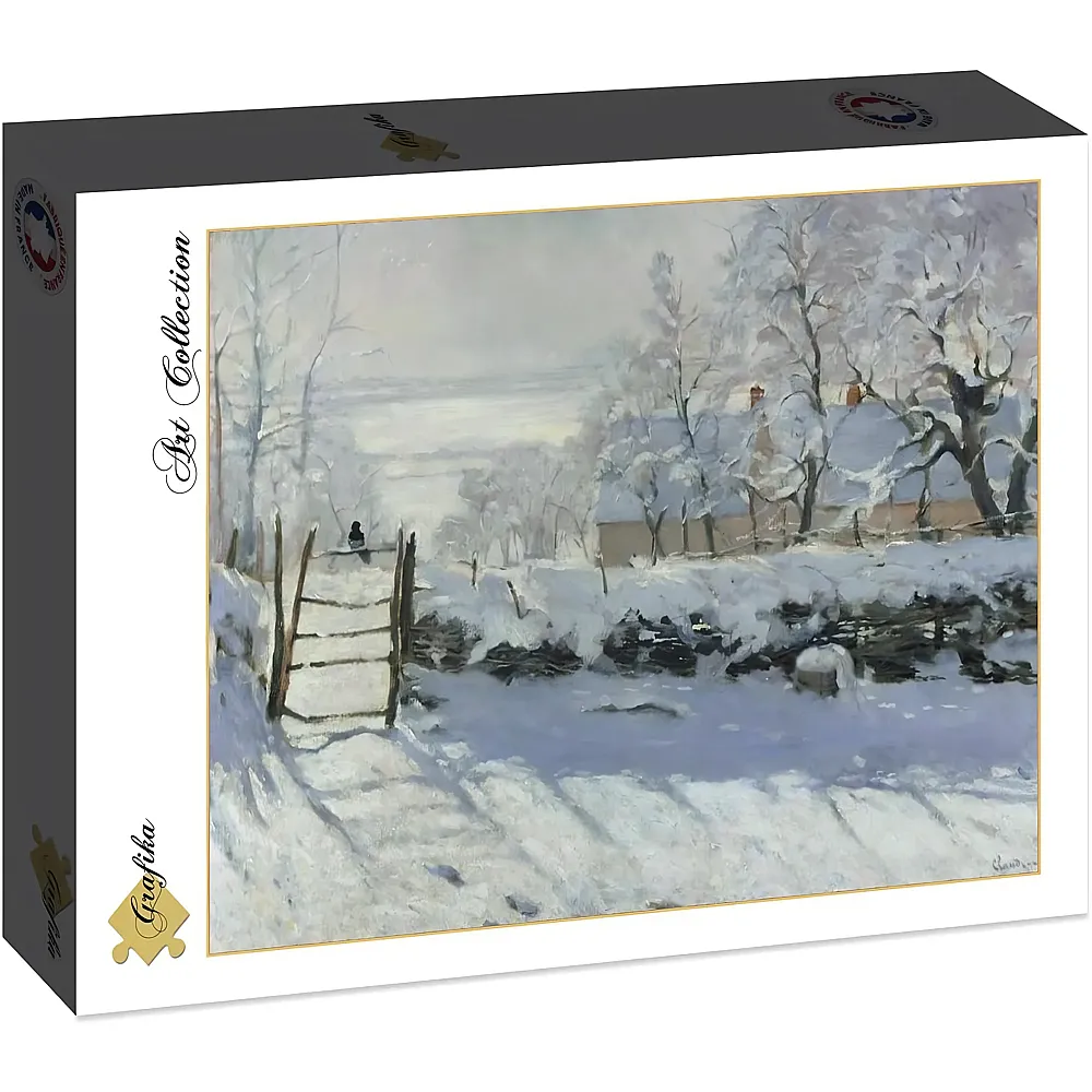 Grafika Puzzle Art Collection Claude Monet Die Elster, 1868-1869 - 2000 Teile