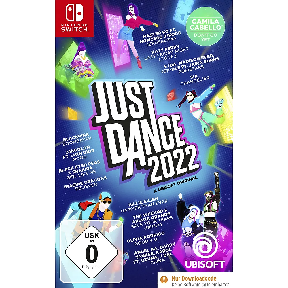 Ubisoft Just Dance 2022 NSW Code in a Box D