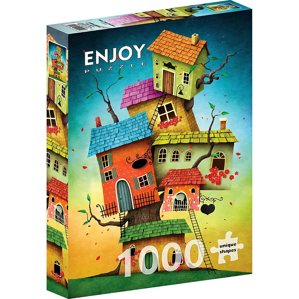 Enjoy Puzzle Fairy Tale Houses - 1000 Teile