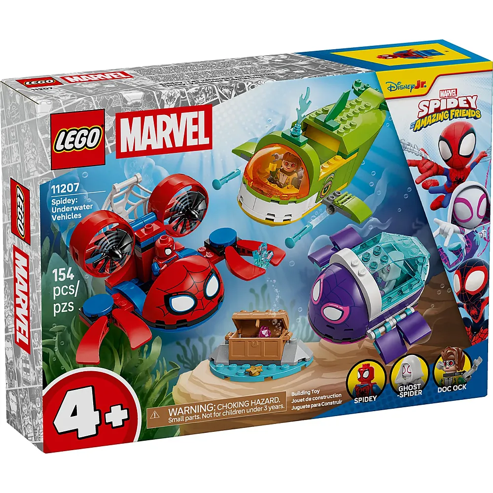 LEGO Spidey und Seine Super-Freunde Spiderman Spidey: Unterwasserfahrzeuge 11207