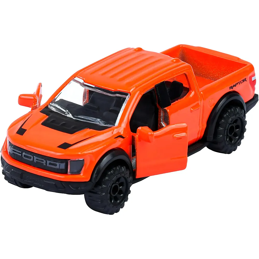 Majorette Premium Cars Ford F-150 Raptor Orange - 1:64