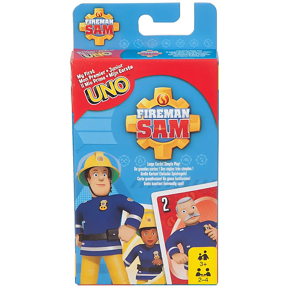 Mattel Games UNO Junior Feuerwehrmann Sam