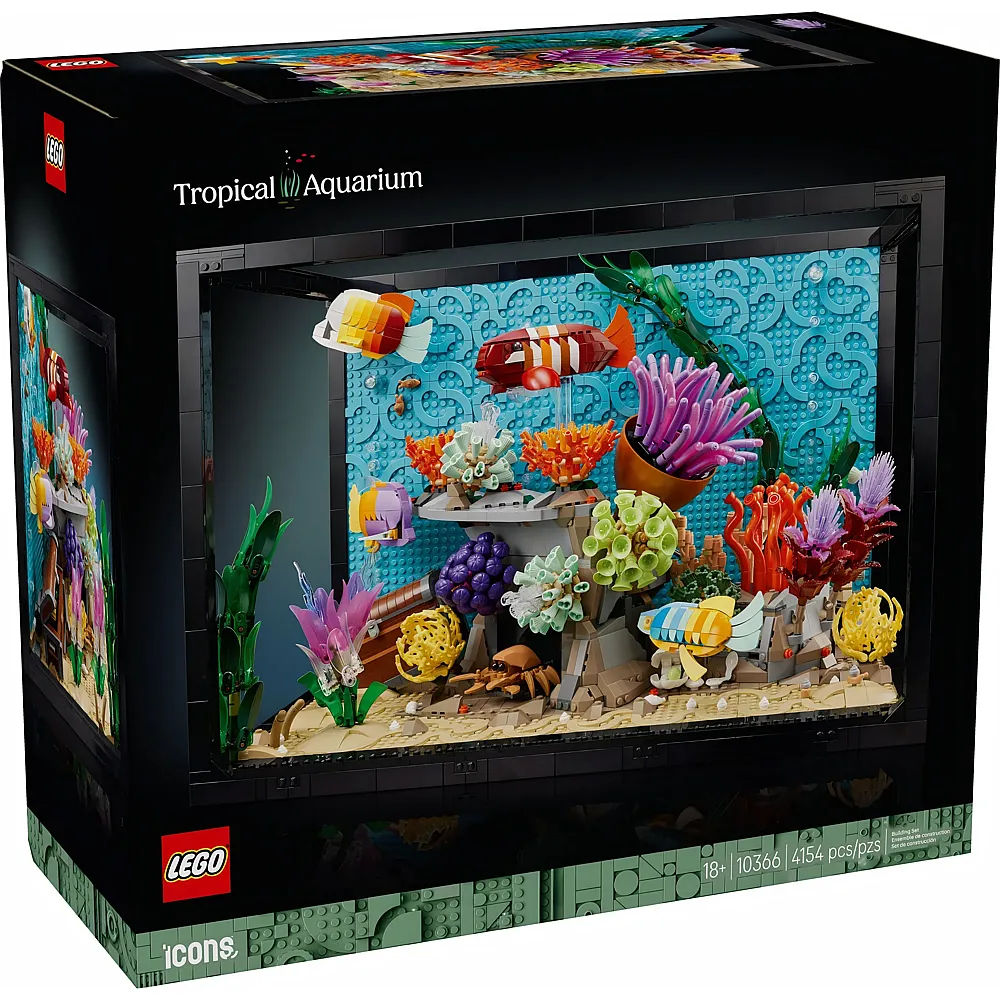 LEGO Icons Tropisches Aquarium 10366