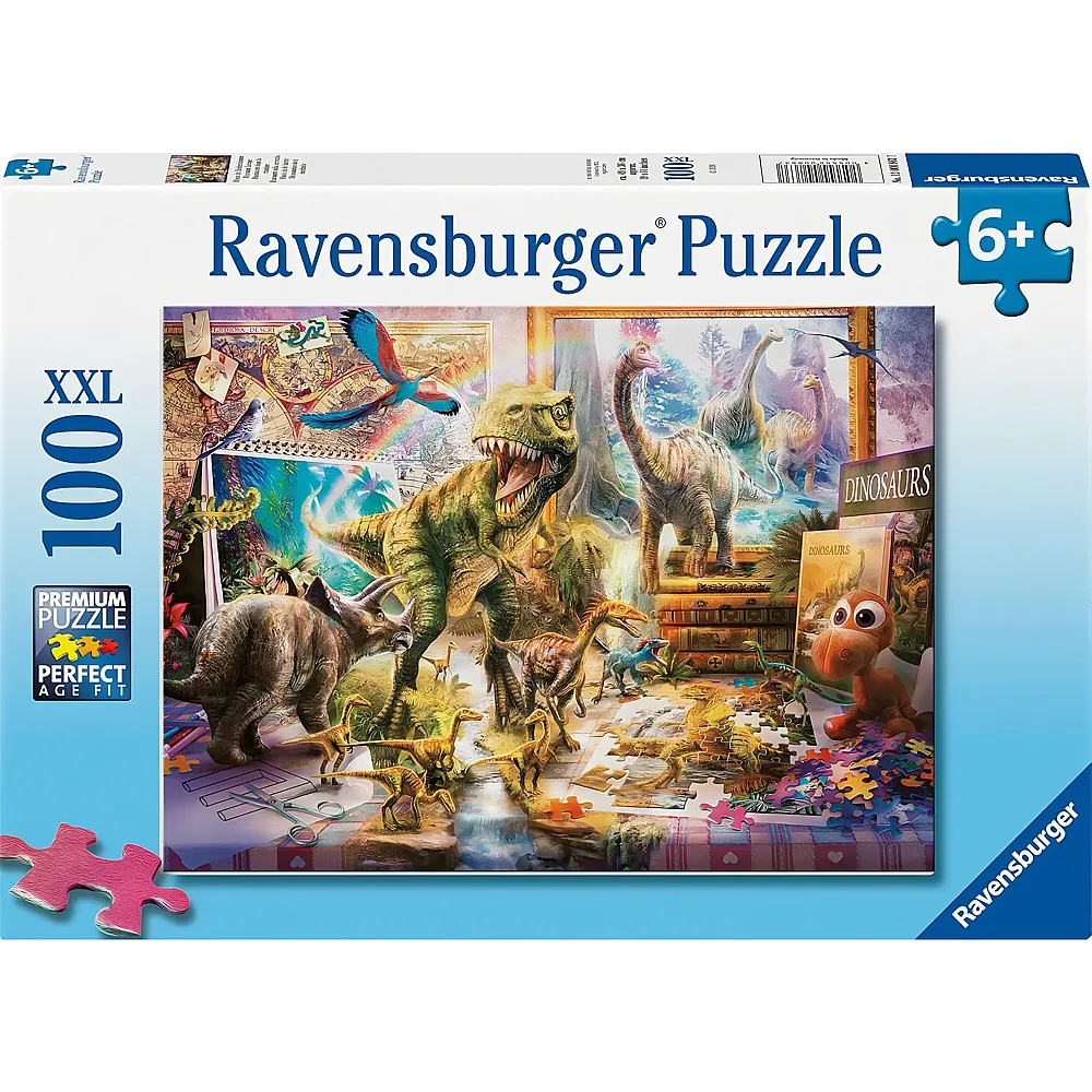 Ravensburger Dinosaurier im Zimmer - 100 Teile