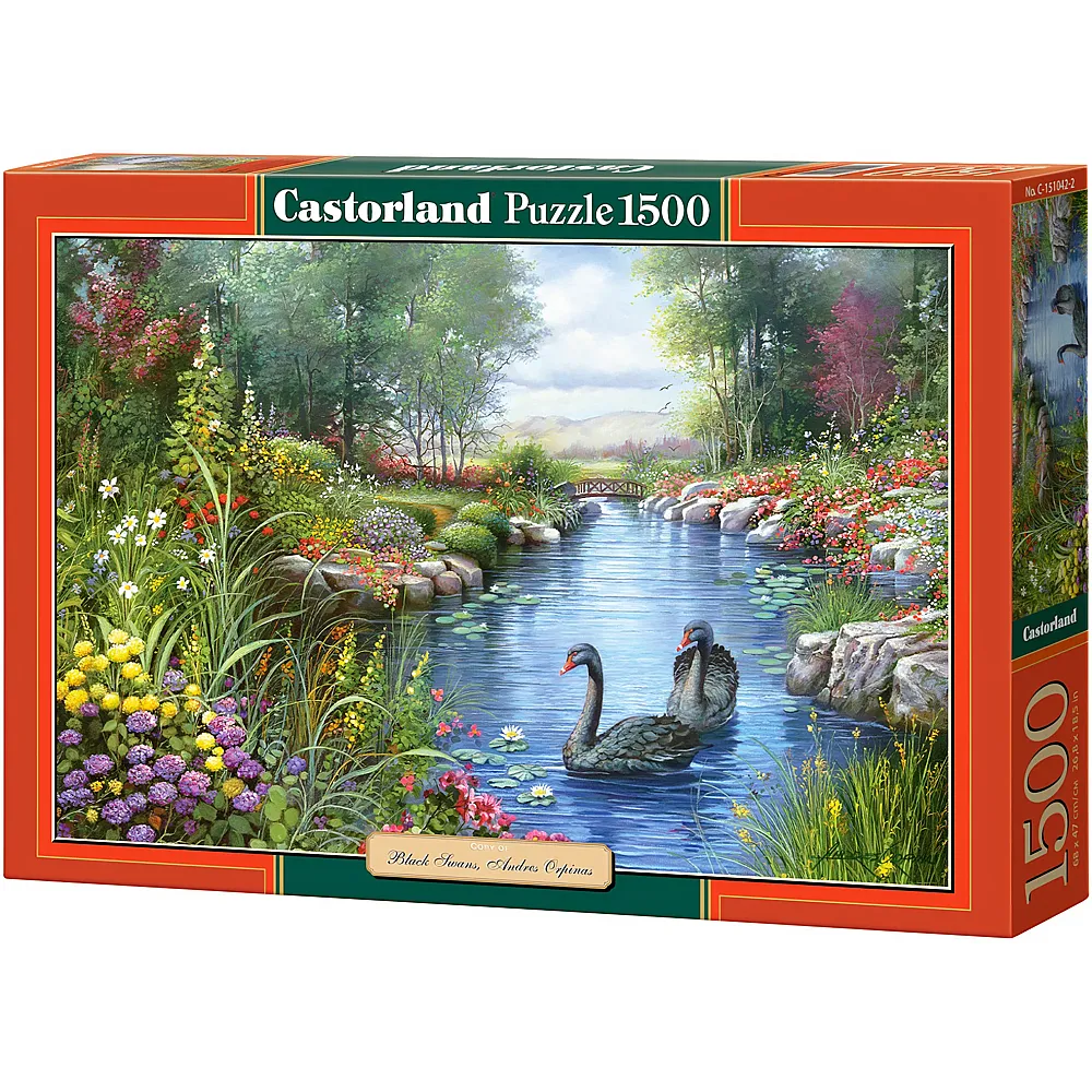 Castorland Puzzle Andres Orpinas - Schwarze Schw�ne 1500Teile