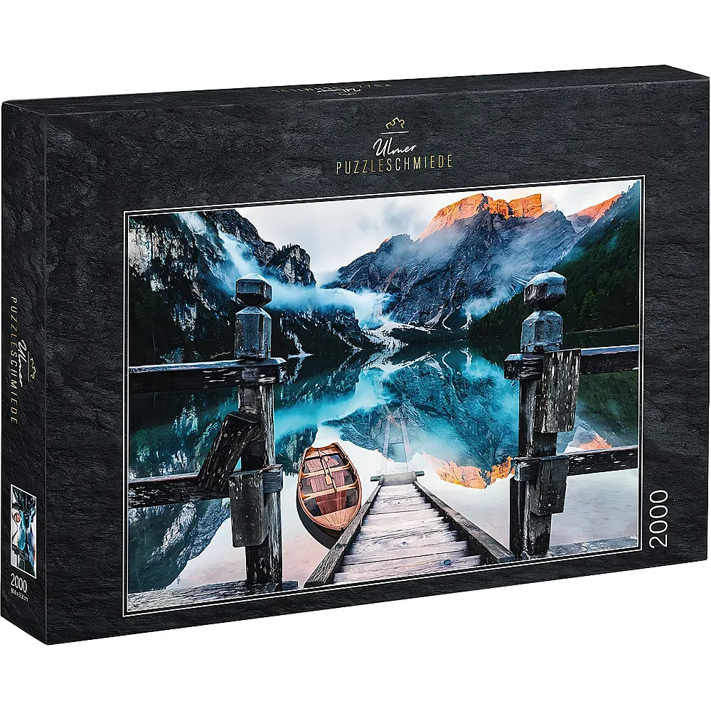 Ulmer Puzzleschmiede Abendlicher Pragser Wildsee, Dolomiten, S�dtirol 2000Teile
