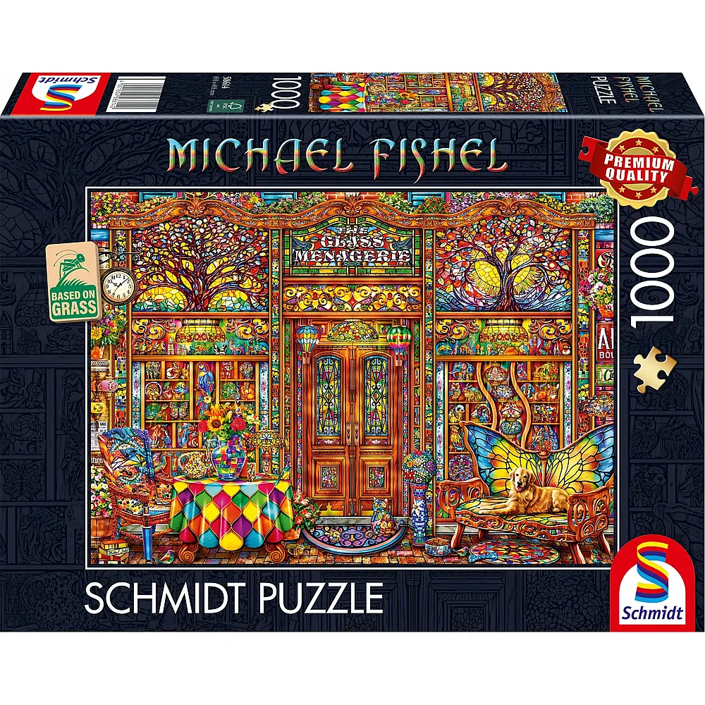 Schmidt Puzzle Michael Fishel Glas-Menagerie 1000Teile