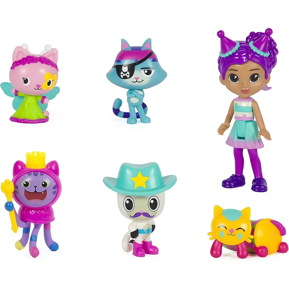 Spin Master Gabby's Dollhouse Deluxe Figuren Geschenkset 6Teile