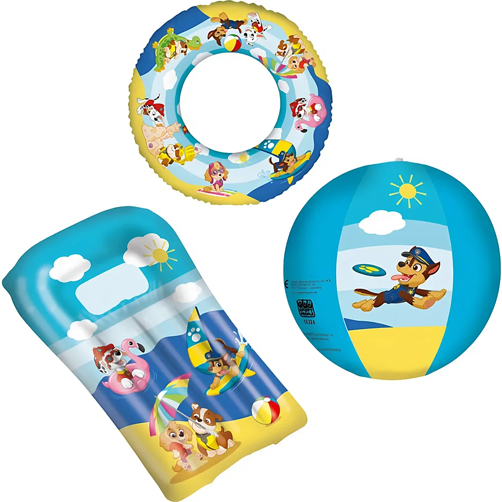 Happy People Paw Patrol Strandset - 3 Teile