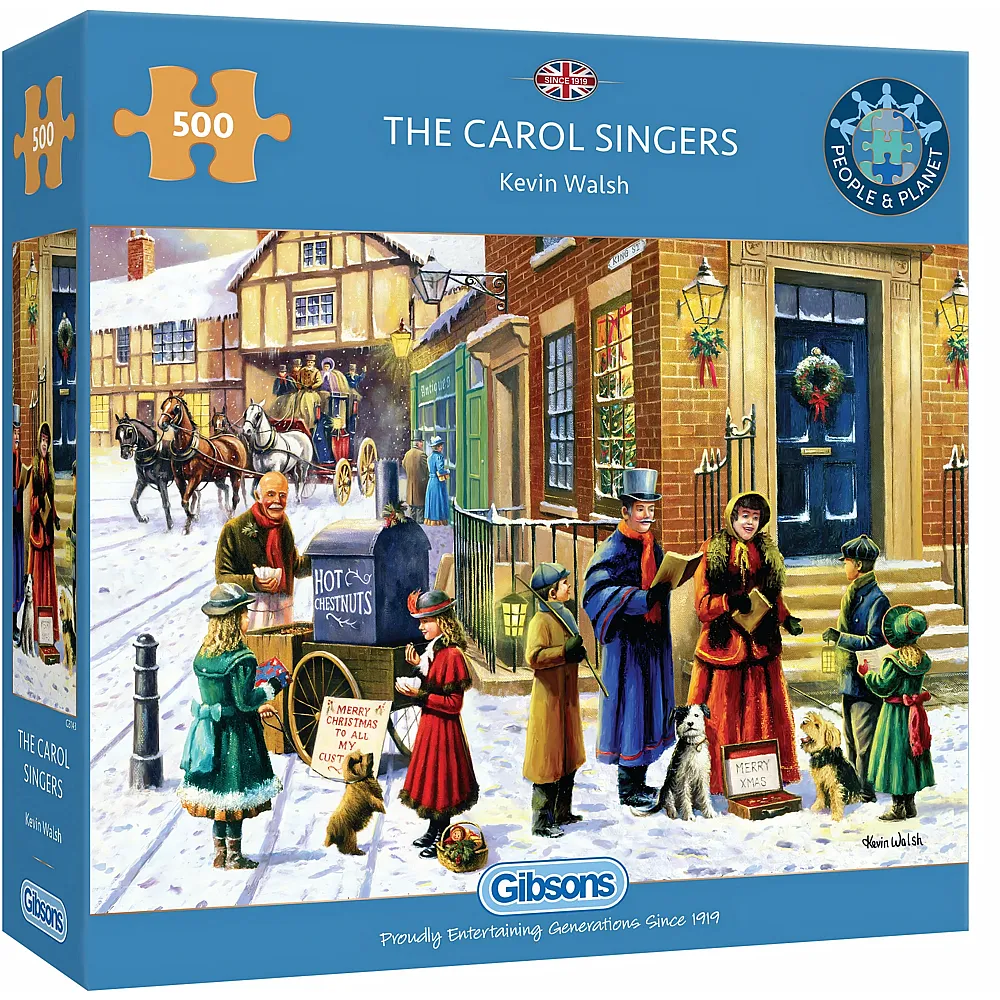 Gibsons Puzzle Kevin Walsh Die Sternsinger 500Teile