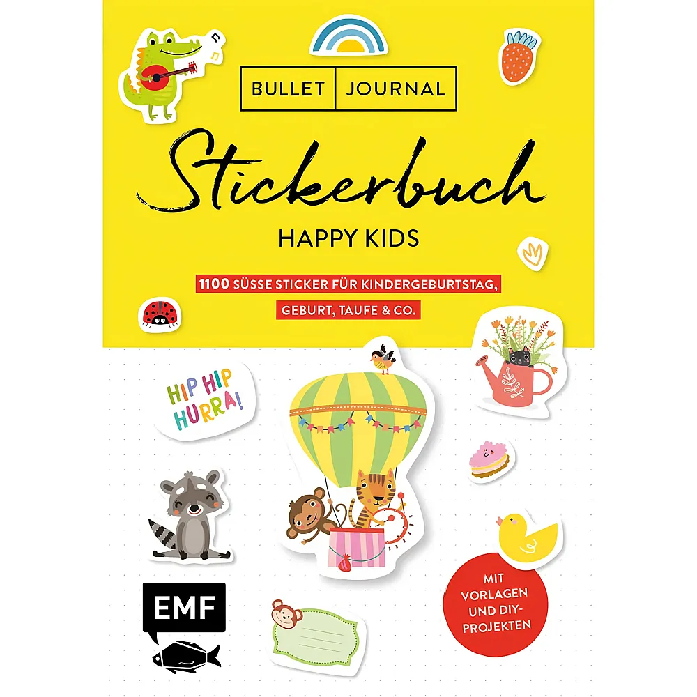EMF Stickerbuch Bullet Journal Happy Kids