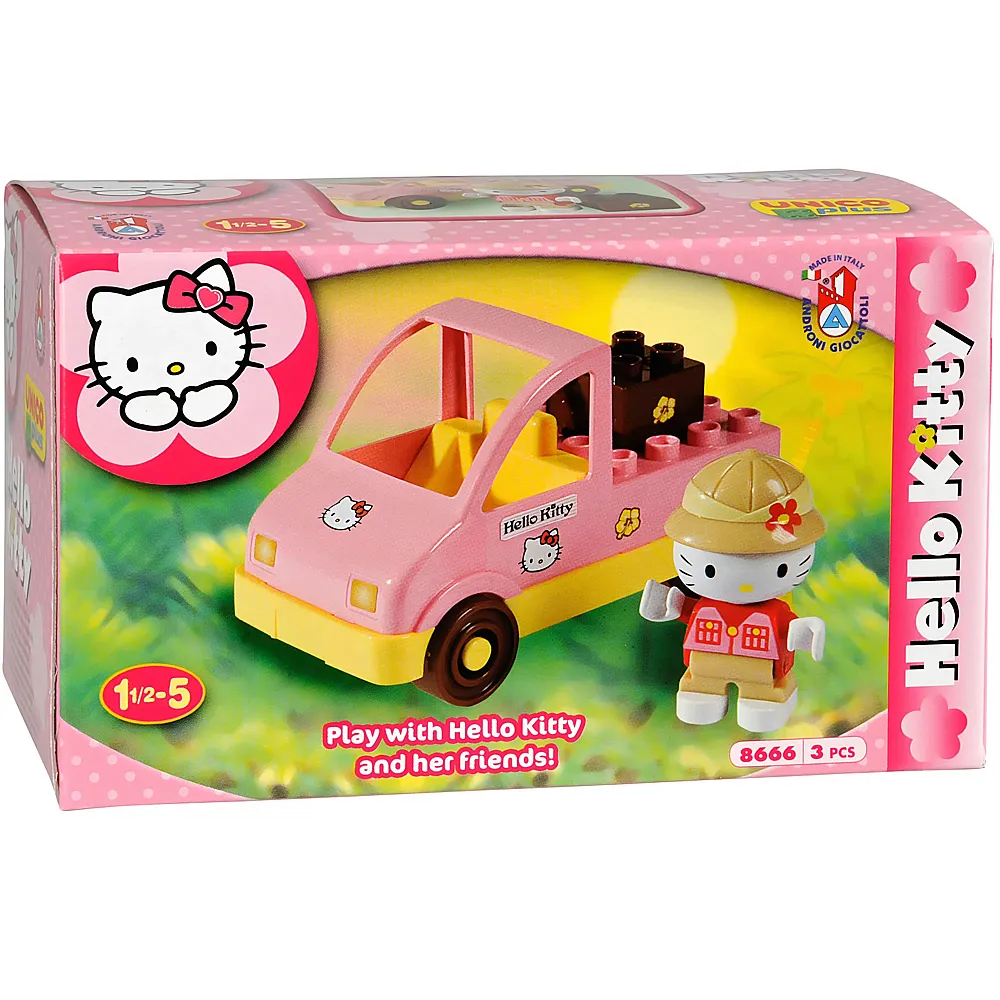 Androni Hello Kitty Auto 3Teile | Klemmbausteine