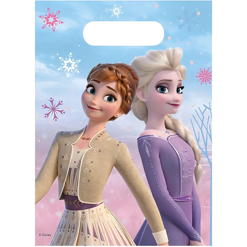 Procos Disney Frozen Papier-Partyt�ten Wind Spirit - 6 Teile - Partydeko