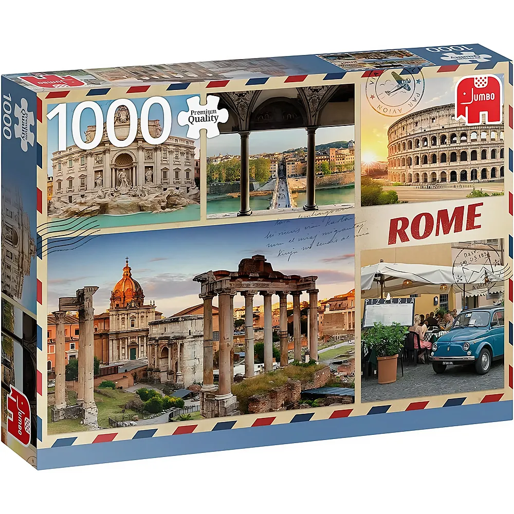 Jumbo Puzzle Gr�sse aus Rom - 1000 Teile