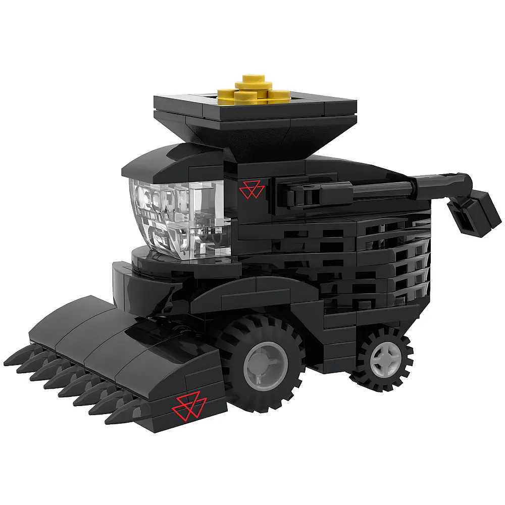meinspielzeug - Brixies Plus Massey Ferguson M�hdrescher 112Teile | Klemmbausteine Fahrzeuge
