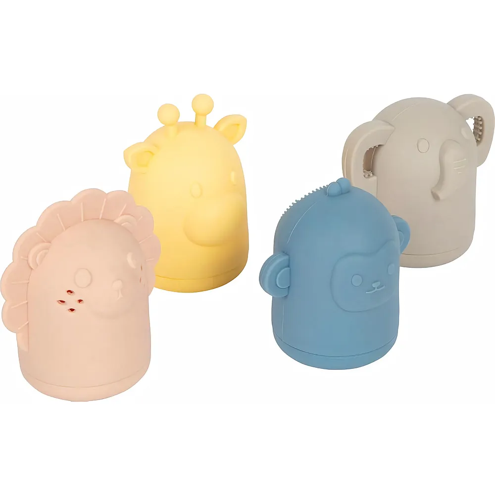 small foot Silikon Badespielzeug Set