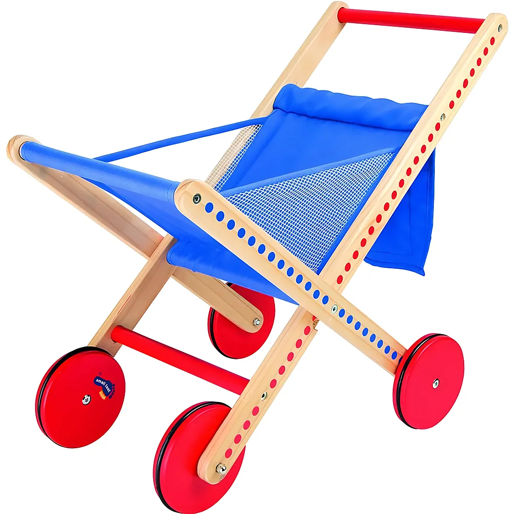 small foot Einkaufswagen, klappbar P�nktchen