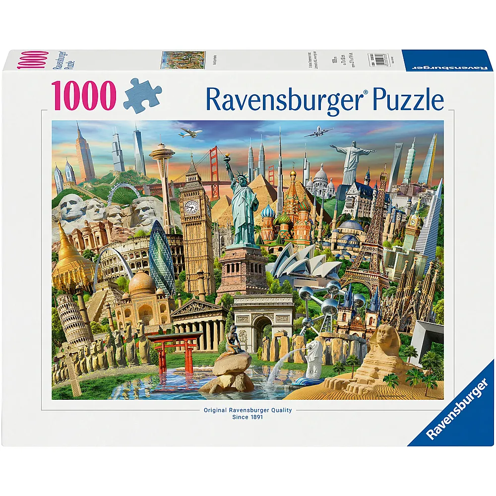 Ravensburger Puzzle Sehensw�rdigkeiten der Welt - 1000 Teile