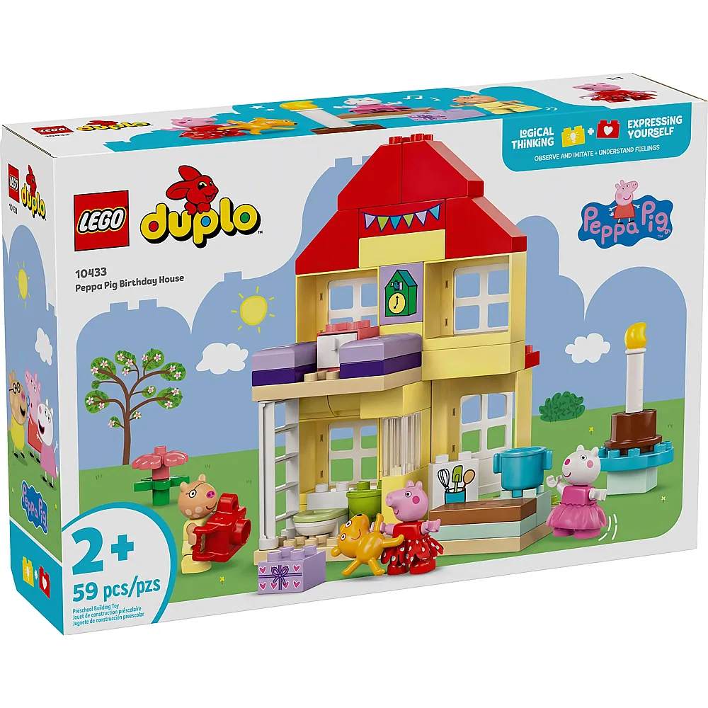 LEGO DUPLO Peppa Pig Peppas Geburtstagshaus 10433