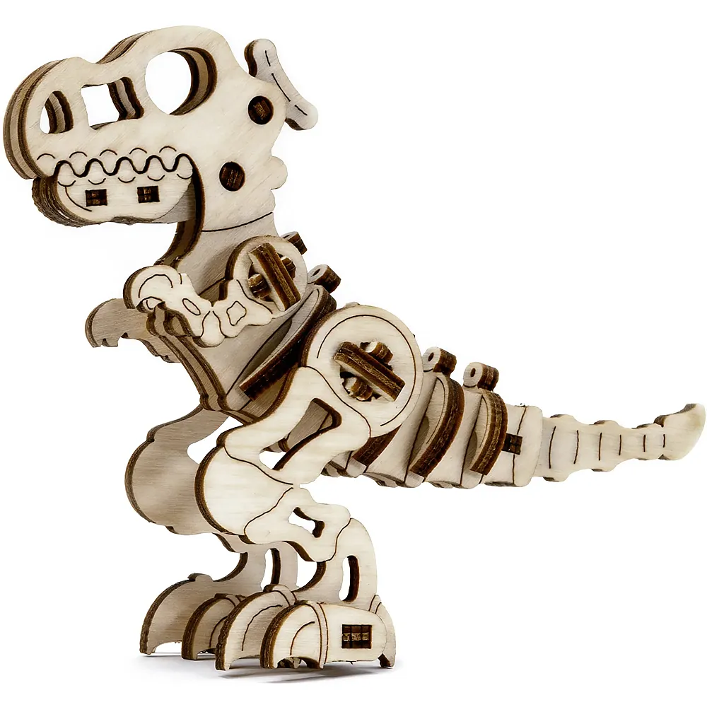 Wooden City Holzmodel 3D T-Rex Jurassic Series, 42 Teile, ohne Kleber, Sperrholz, ab 8 Jahren