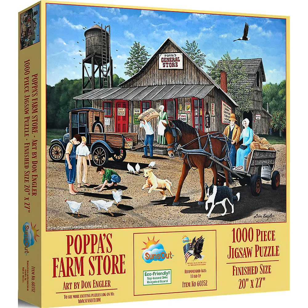 SunsOut Puzzle Don Engler Poppas Landhandel - 1000 Teile