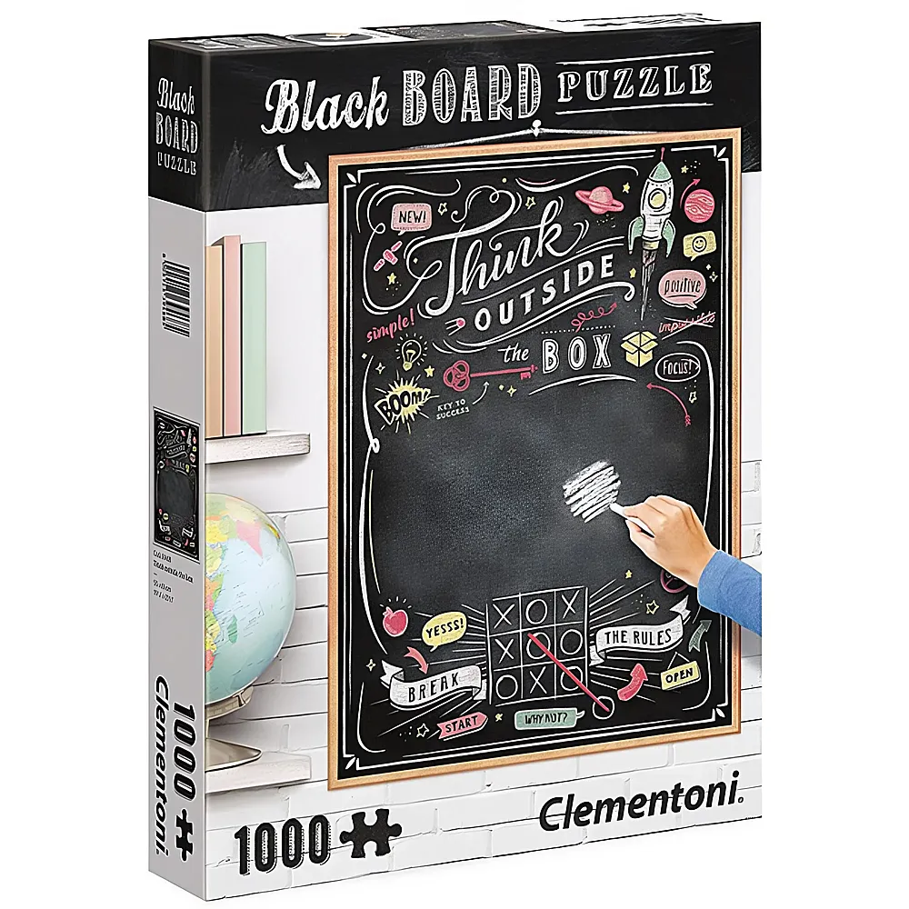 Clementoni Puzzle Blackboard Think Outside the box 1000Teile