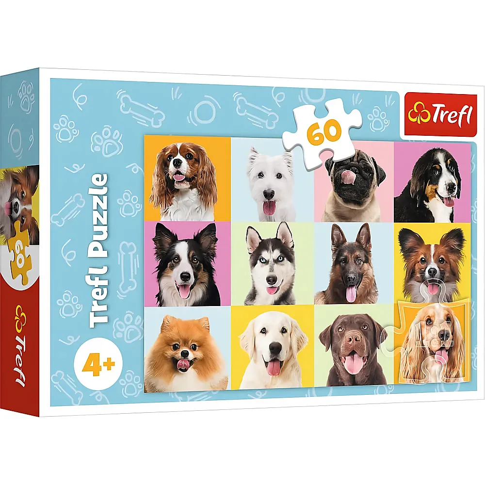 Trefl Puzzle Hunde Portr�ts - 60 Teile