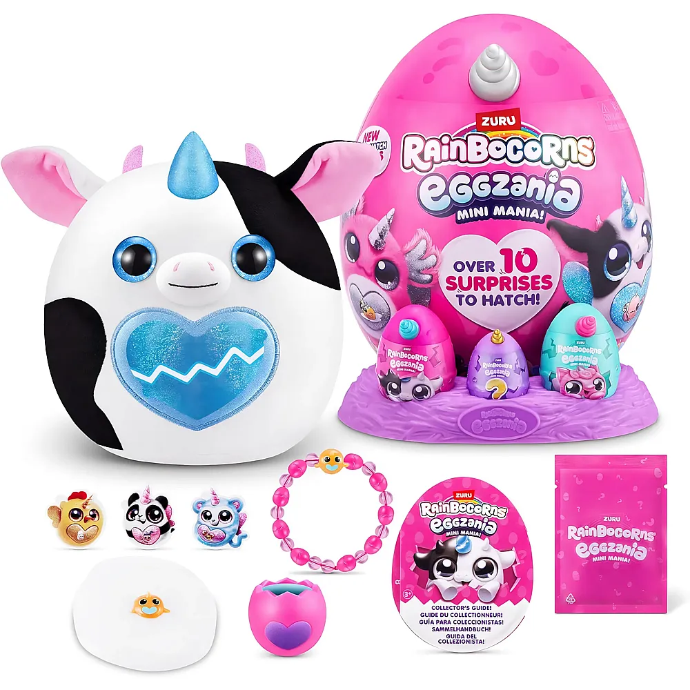 Zuru Rainbocorns Eggzania Mini Mania Kuh