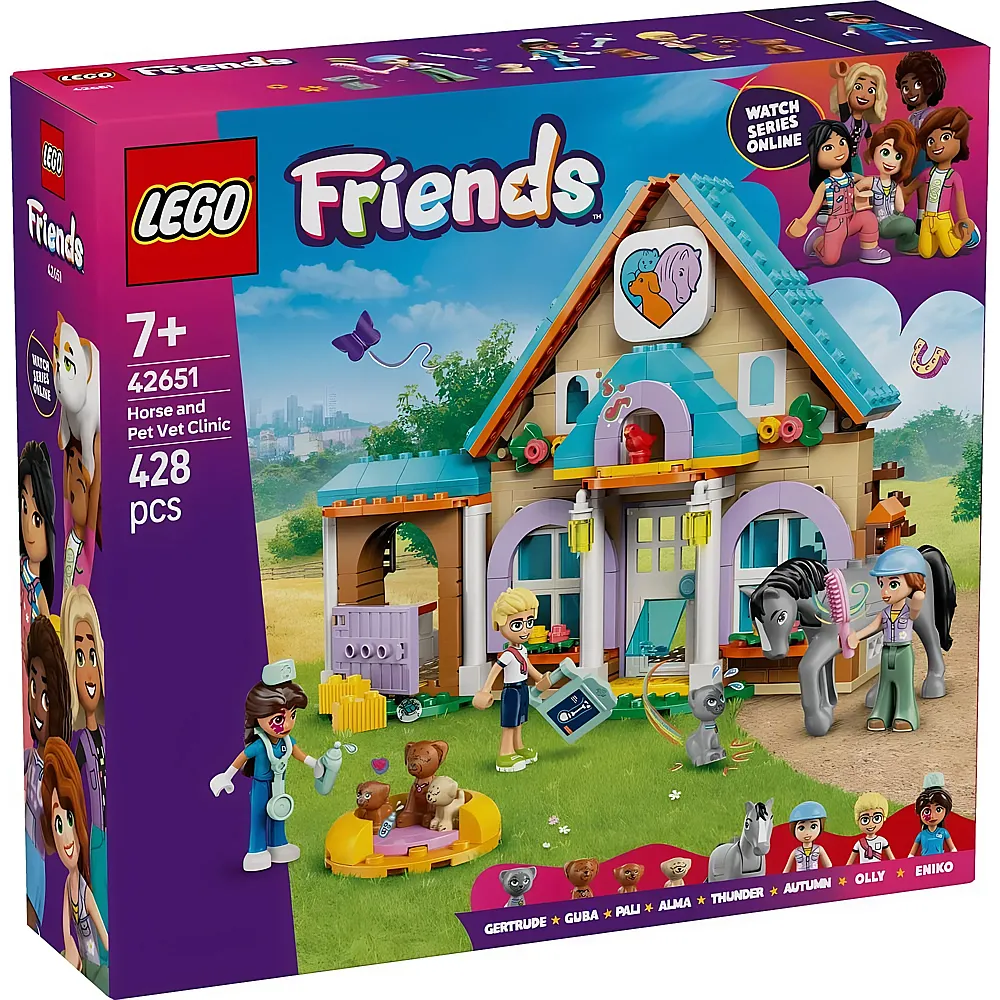 LEGO Friends Tierarztpraxis f�r Pferde und Haustiere 42651