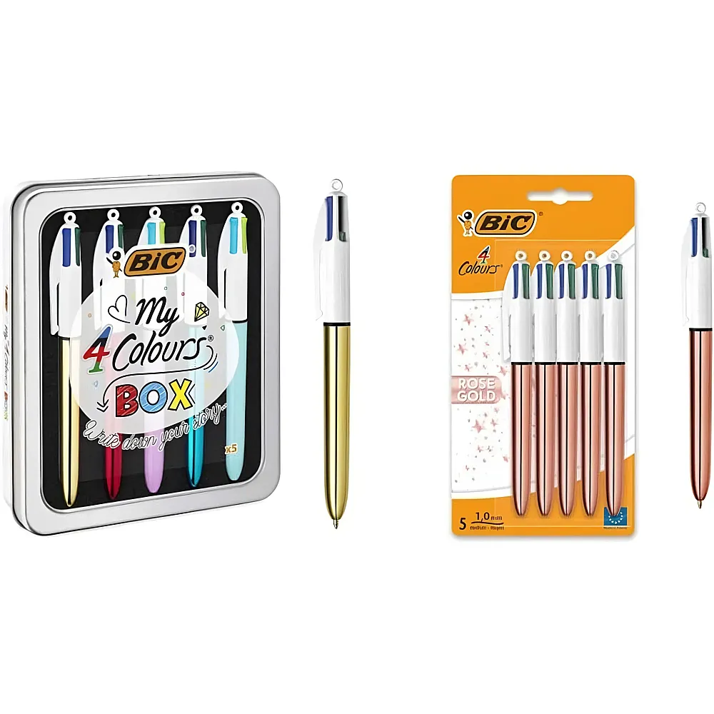 BIC 4 My Colours Box Kugelschreiber