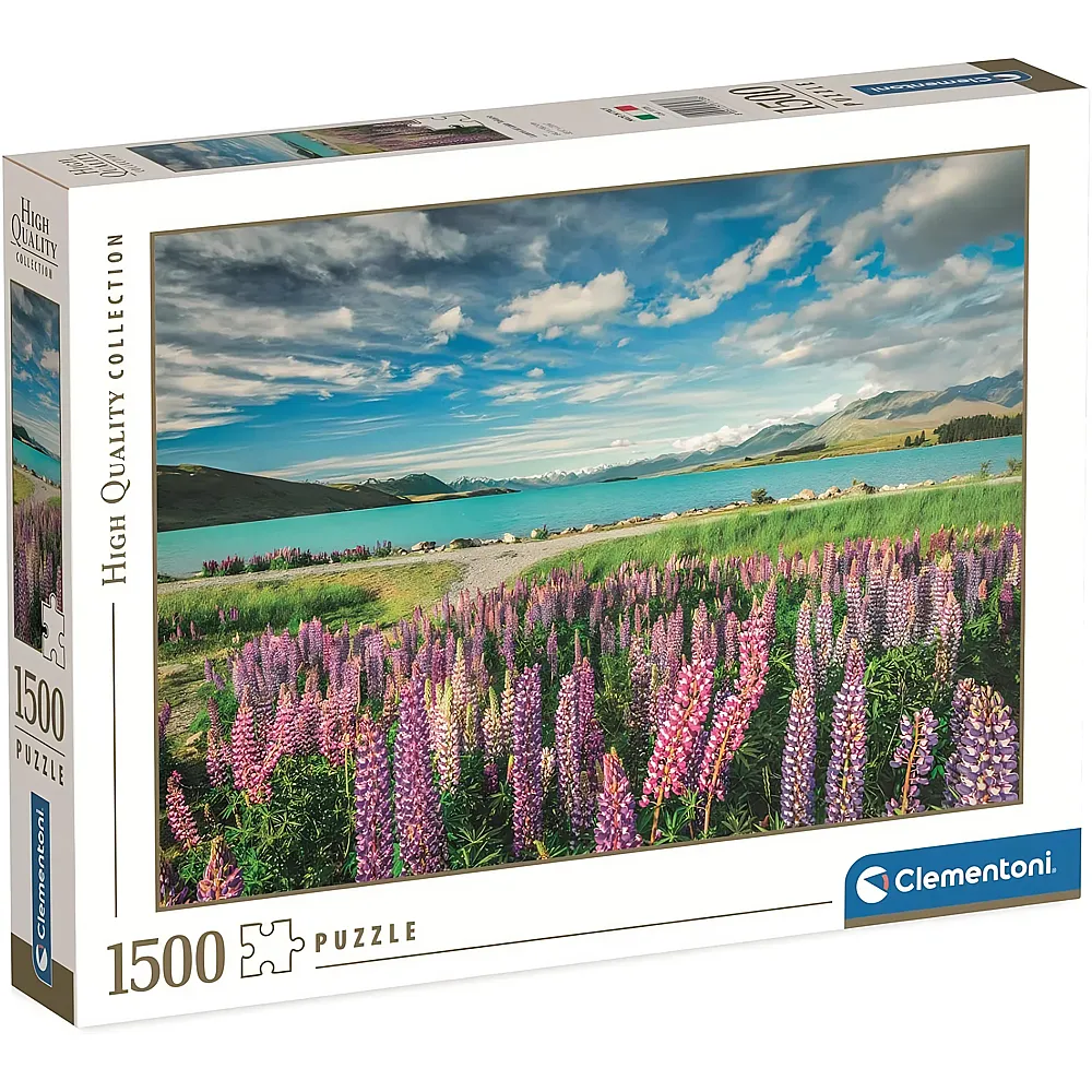 meinspielzeug - Clementoni Puzzle Blumen am Lake Tekapo 1500Teile | Puzzle 1500 Teile