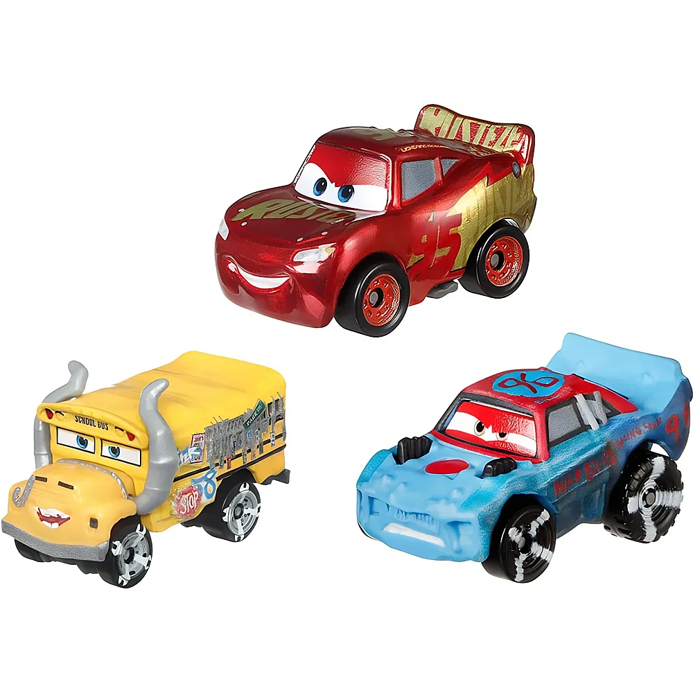 Mattel Mini Racers Disney Cars 3er-Pack Derby Racers MiniRacers