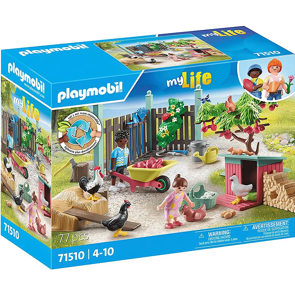 PLAYMOBIL My Life Kleine Hhnerfarm im Tiny House Garten 71510 | Spielesets