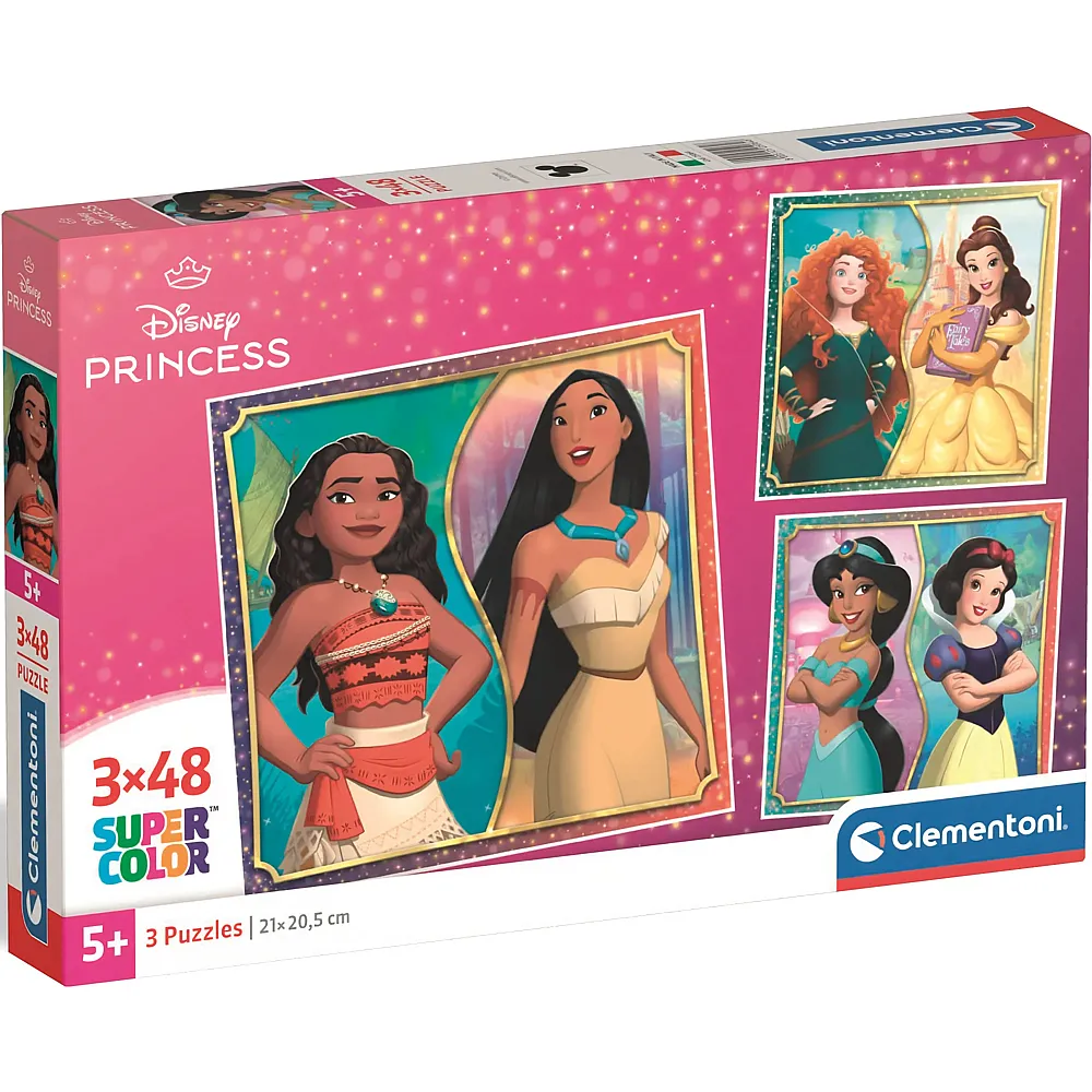 Clementoni Puzzle Disney Princess Prinzessinnen - 48 Teile