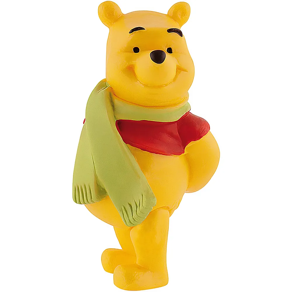 Bullyland Comic World Winnie Pooh mit Schal | Disney Spielfiguren