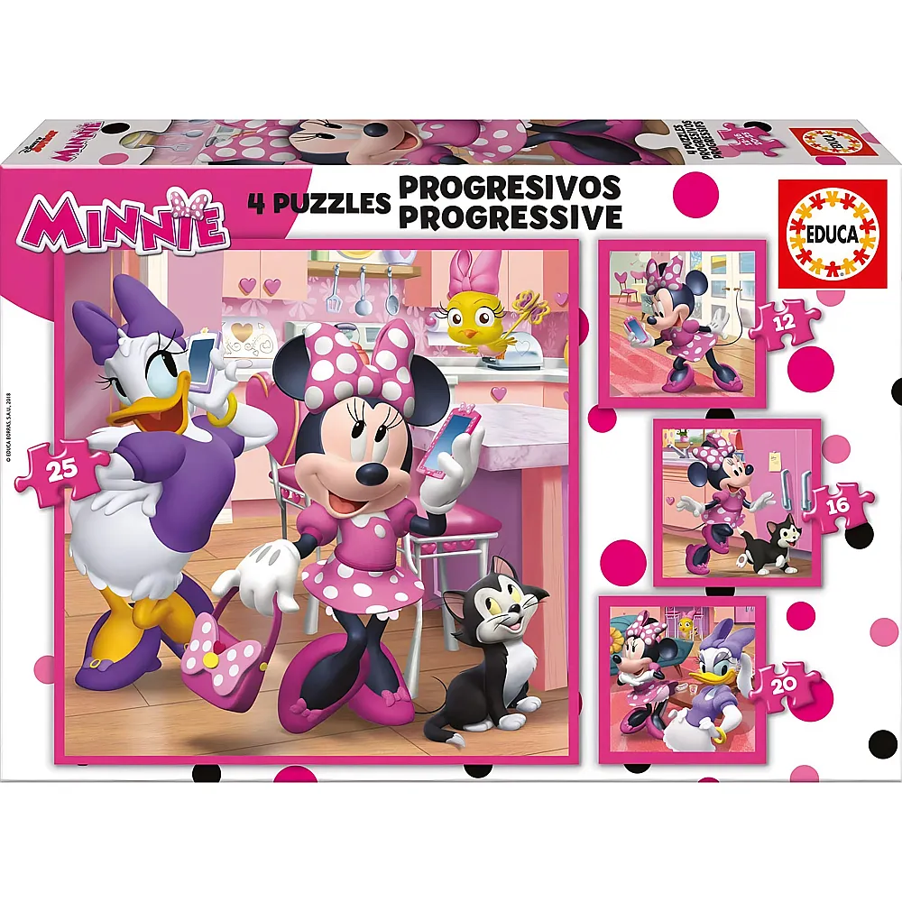 Educa Puzzle Minnie Mouse Minnie Happy Helpers 12-25Teile
