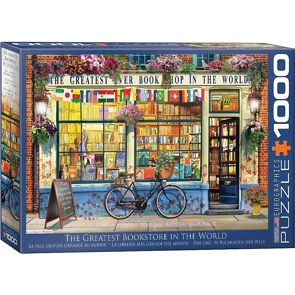 Eurographics Puzzle World's Greatest Bookstore - 1000 Teile