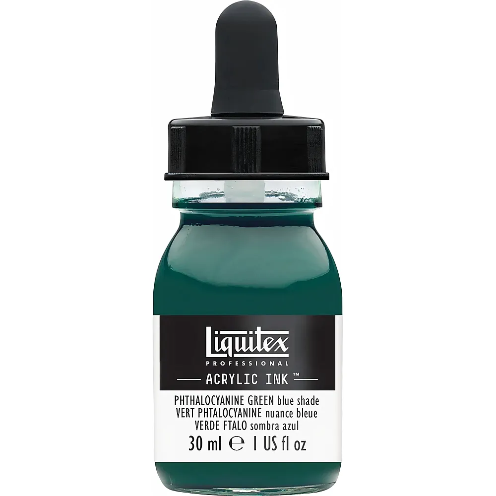 Liquitex Lqx Prof. Acrylic Ink 30ml Flasche Phthalozyaningrn Blauton - Suche