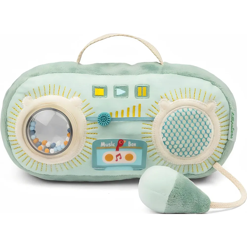 Lilliputiens Stoffradio Joe mit Soundeffekt