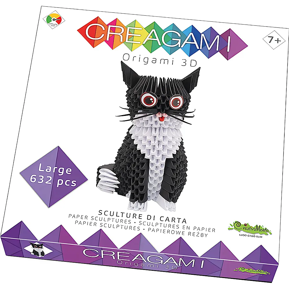 Creagami Origami 3D Katze 632Teile