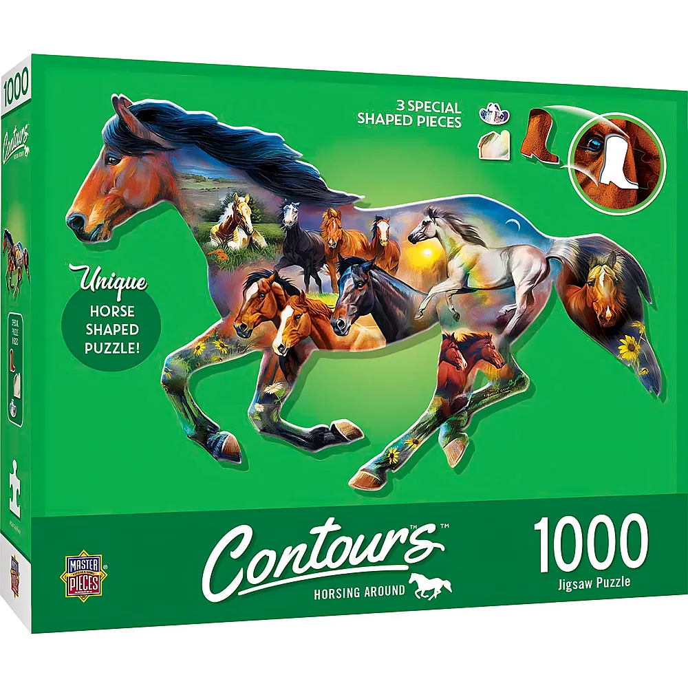 Master Pieces Puzzle Wild Horse 1000Teile | Puzzle 1000 Teile
