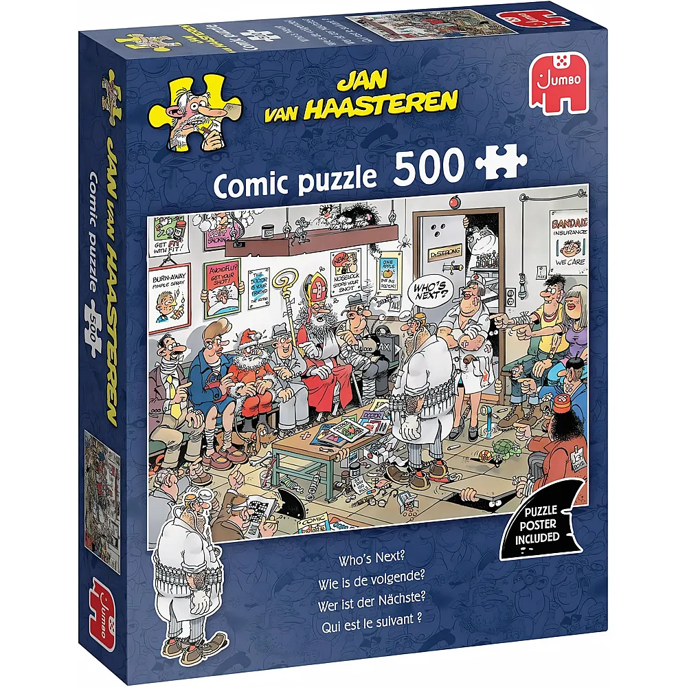 Jumbo Puzzle Jan van Haasteren Wer ist der N�chste - 500 Teile