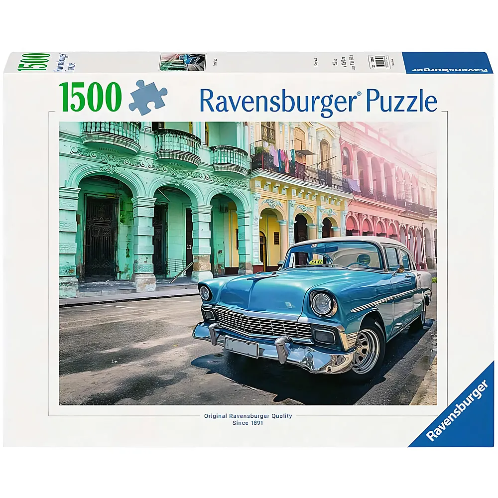 Ravensburger Puzzle Cuba Cars 1500Teile