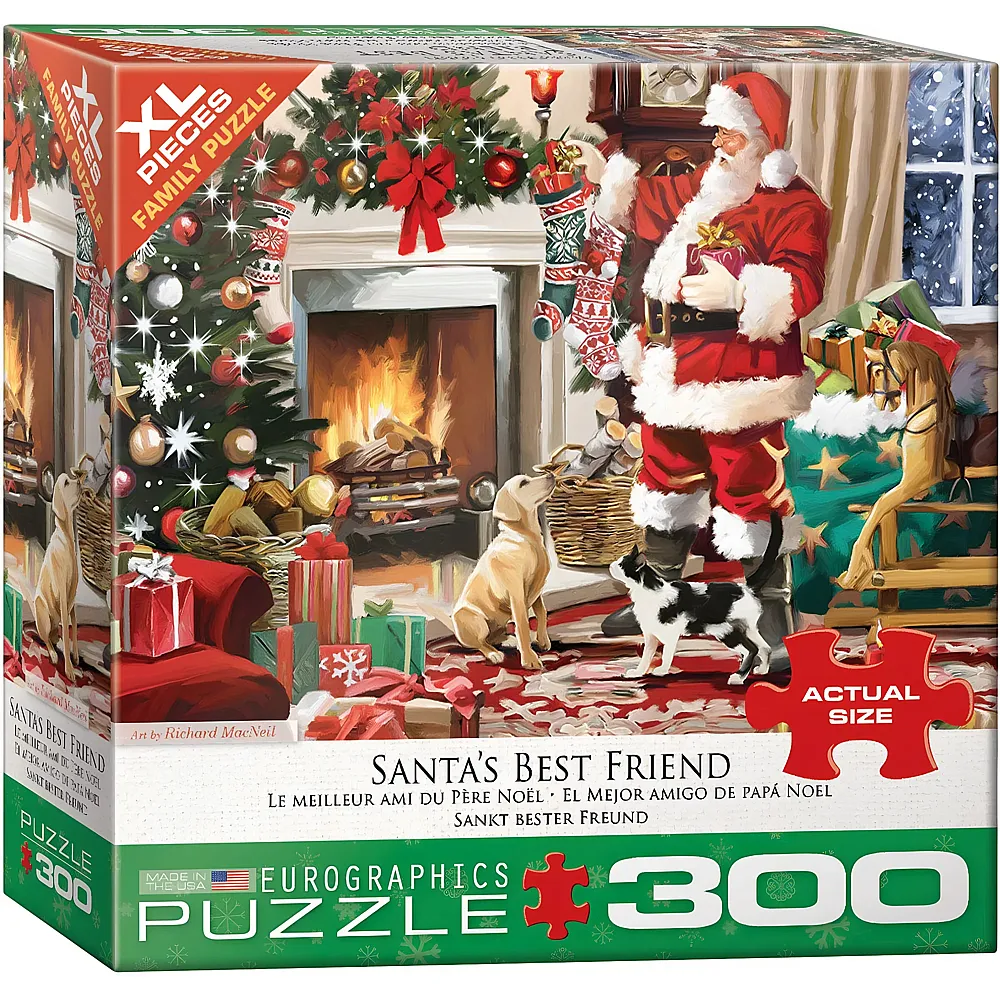Eurographics Puzzle Santa's Best Friend - 300 Teile - Puzzle 105-300 Teile